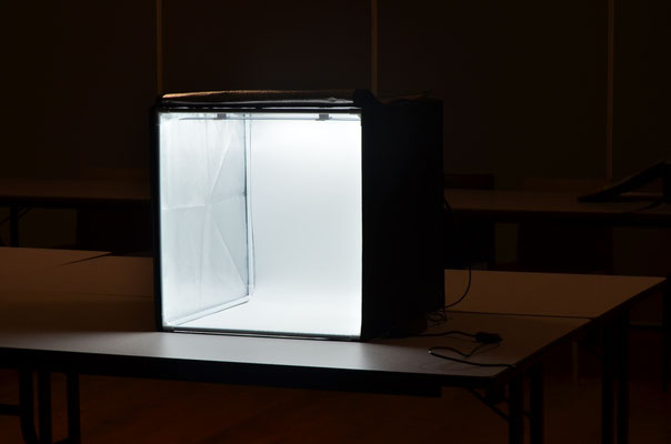 Boîte à lumière pour studio photo