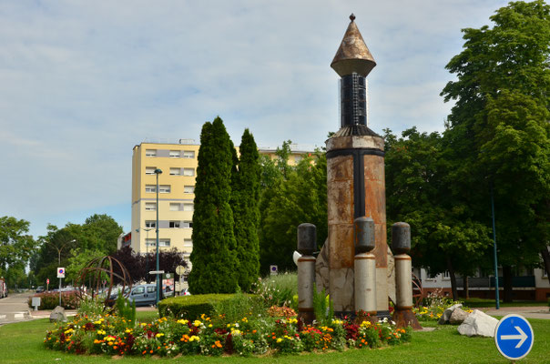 Rond-point de la fusée (Saint-Louis)
