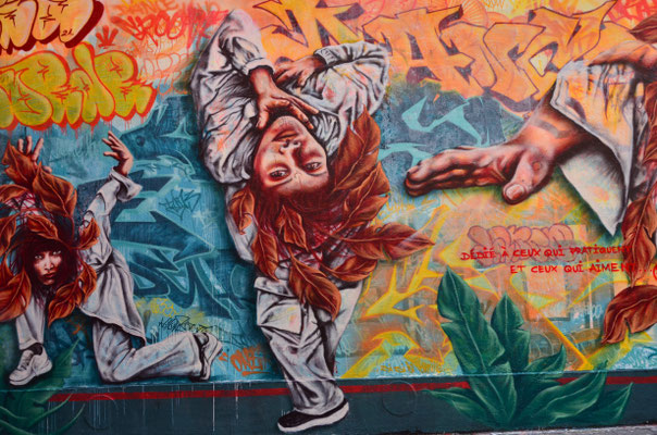 Danse hip-hop œuvre de Dede le Plume et Gesa Oner Janvier 2022