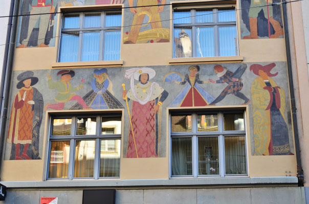 Scène médiévale (Bâle, Suisse)