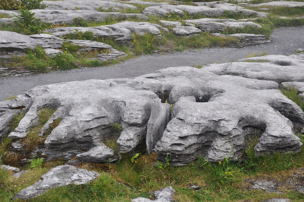 Roches calcaires érodées du Burren, Irlande