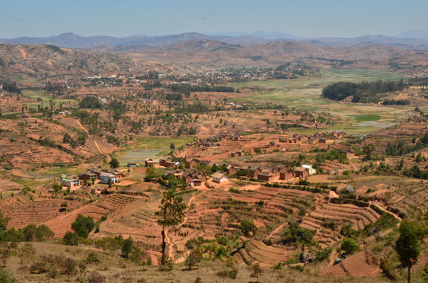 Paysage près de Fianarantsoa, Madagascar