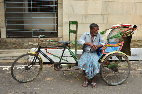 Conducteur de cyclopousse (Pondichéry)