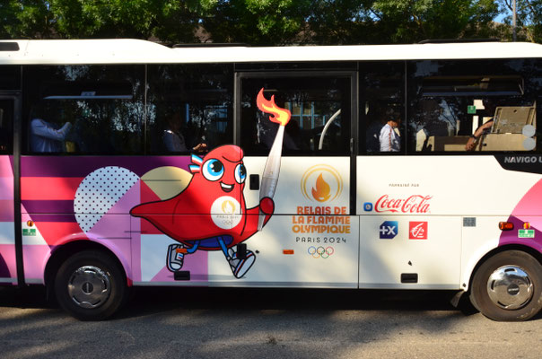 Bus de la flamme olympique (Mulhouse)