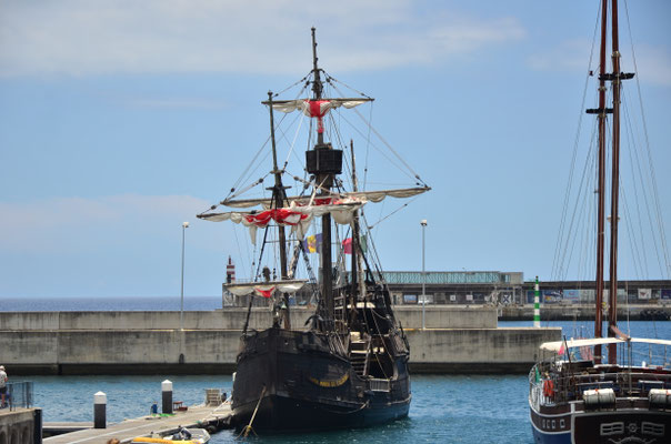 Reproduction de la caravelle Santa Maria de Christophe Colomb (port de Funchal, Madère)