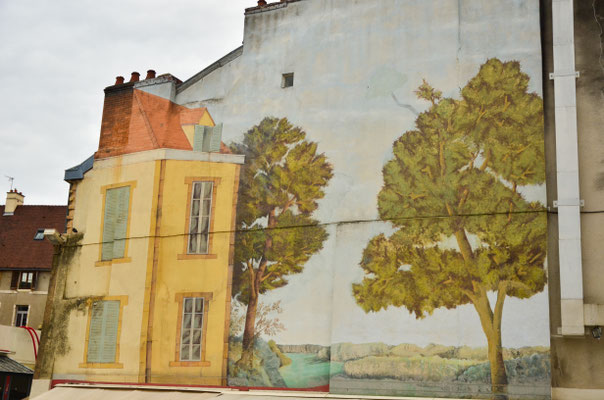 Verdure égayant le béton (Dijon)