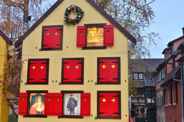 Fenêtres du calendrier de l'Avent (Turckheim)