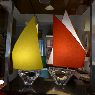 lampe cristal daum voilier