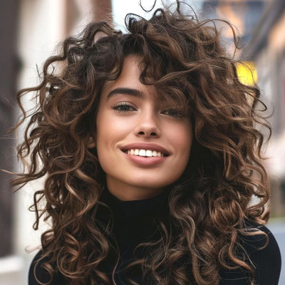 Locken Haarschnitt beim Locken Spezialist Coiffeur styl Aarau
