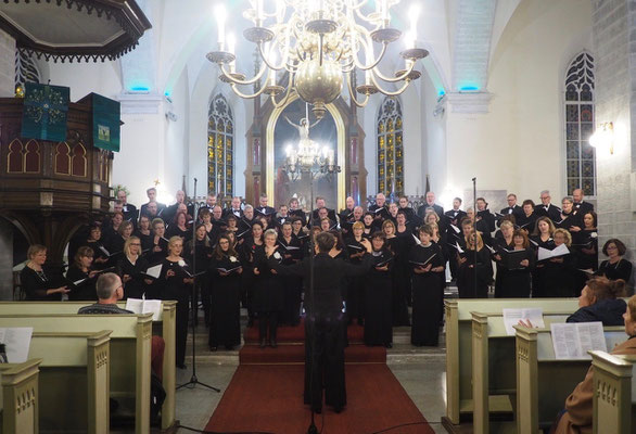 Konzert in Tallinn, gemeinsam mit dem Estonia Seltsi Segakoor