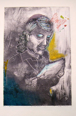 021 - Monotype & Collage - 24,5 x 17 cm