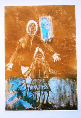 027 - Monotype & Collage - 24,5 x 17 cm