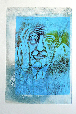 040 - Monotype & Collage - 24,5 x 17 cm