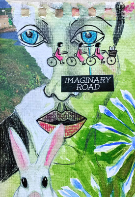 002 - Imaginary Road - 10,5 x 15,5 cm - Mixed Media