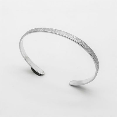 bracelet-jonc-contemporain-fin-argent-homme-femme-martele-bijoutier-joailler-auvergne