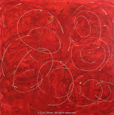 Magic Carpet D431 125x125cm ©2016 Eva Dillner. Private collection Sweden.