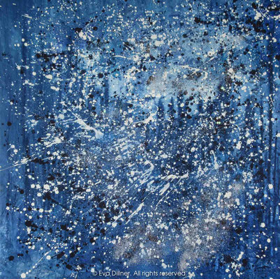 Requiem Diptych 2/2 C390 100x100cm ©2015 Eva Dillner