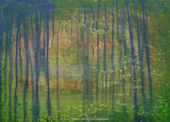 Rainforest Urskog C317 70x50cm ©2010 Eva Dillner. Private Collection Germany