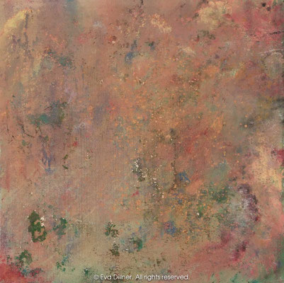 Meditation diptych B209 48x48cm  ©2009 Eva Dillner. Private collection USA.