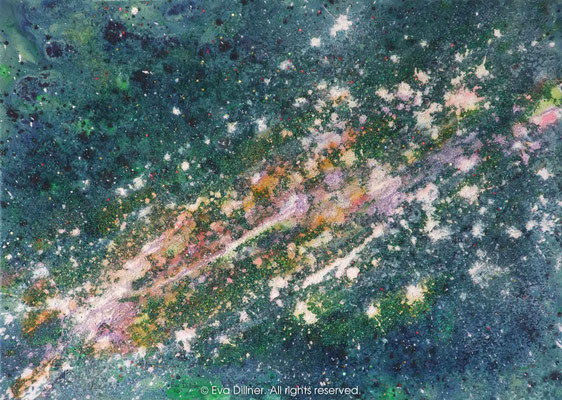 Milky Way, Vintergatan C360 70x50cm ©2014 Eva Dillner