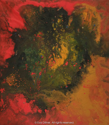 Tellus Heart A192 93x106cm ©2012 Eva Dillner