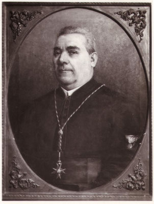 Mons. Felice Busan, promotore della costruzione dell'organo