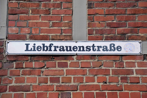 94- Straßenschild, Liebfrauenstraße, Buxtehude