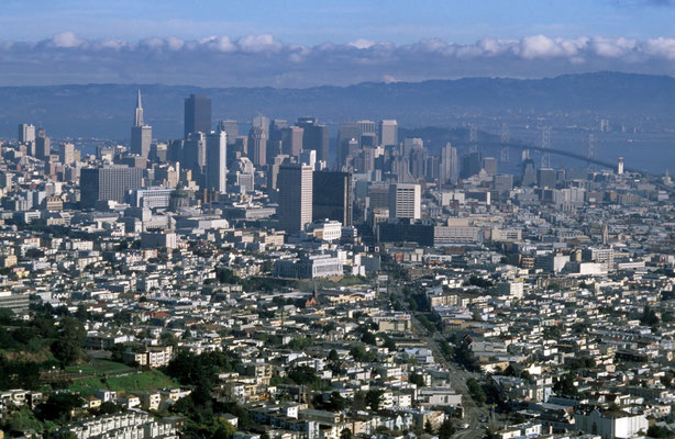 4- San Francisco, Blick von oben, USA