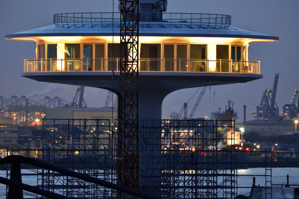 8- Hamburg, Hafen, Hafencity, Abend, Lighthouse, Lighthaus, Bau, Baustelle