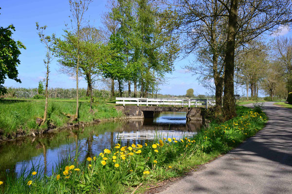 57- Strasse am Fleth, Niedersachsen, Norddeutschland