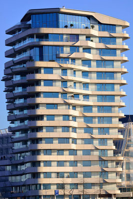 3- Hamburg, Marco Polo Tower, Hochhaus, stand alone, Übersicht, Stadt, Hafencity