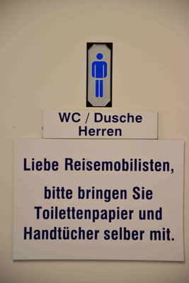 133 - Wc - Toilettenregeln für Camper