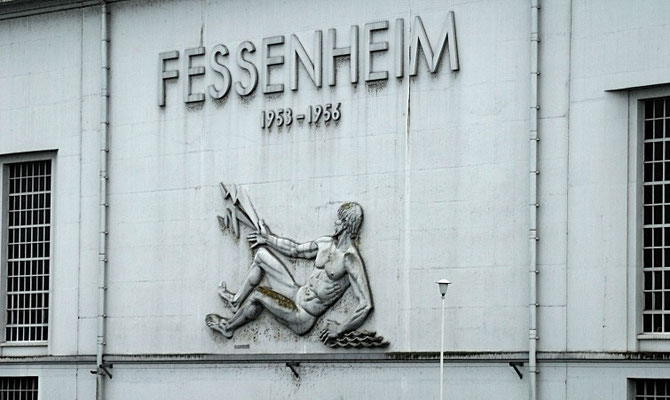 2-Laufwasserkraftwerk Fessenheim, Rhein, Frankreich