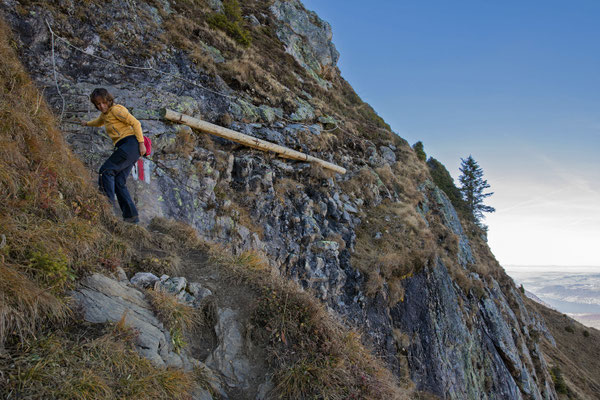 Eine der kurzen T3 Stellen am Beginn des Giesigrat
