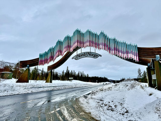 Unsere Reise geht Nordwärts über den Polarkreis
