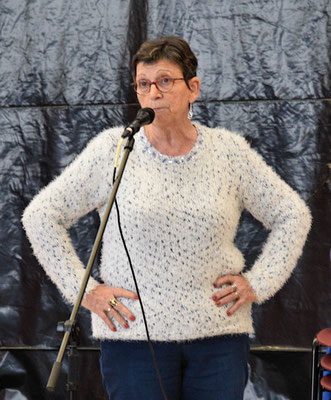 Marie-Françoise Jeuland racontant un monologue