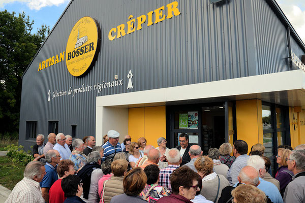 Notre journée va s'achever avec la visite de la crêperie Bosser