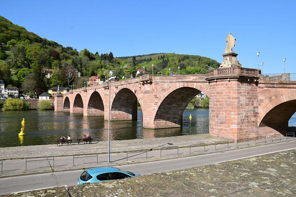 Le Vieux Pont sur le Neckar " Alte Brücke"