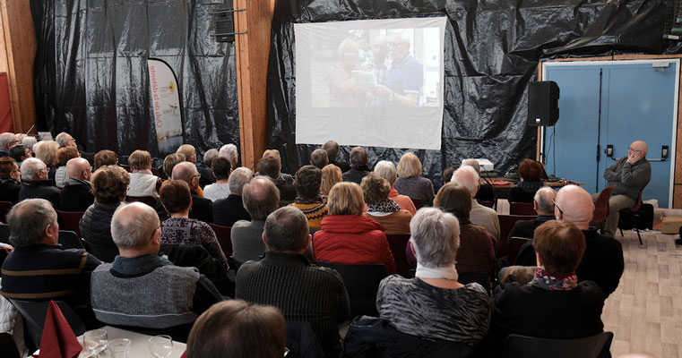 Rétrospective de l'année 2019 avec la présentation d'un diaporama préparé par Christiane Martinais