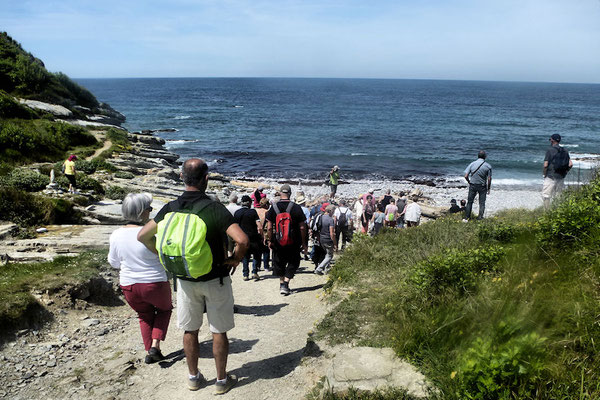 Ballade sur le sentier littoral de la corniche bleue