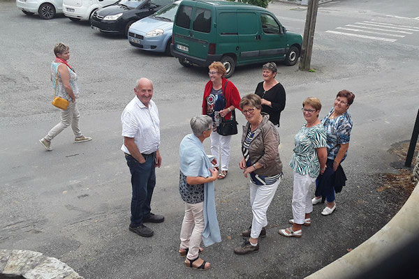 Départ pour la marche