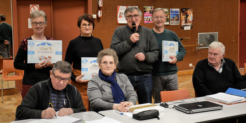 Marie-Thérèse Leguay, Yolande Sorin, Jean-Pierre Mounier et Dominique Viel