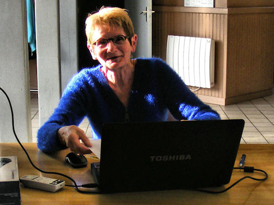 Annick nous a présenté le bilan financier par vidéo-projection