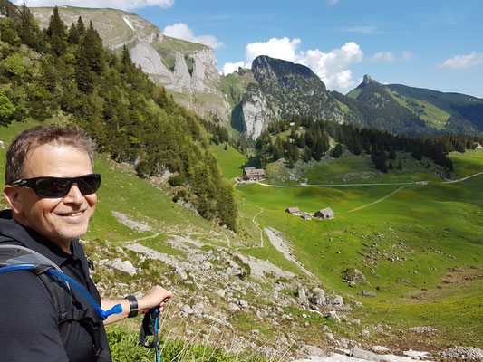 Anstieg nach dem Schlurziflade ein Schleck