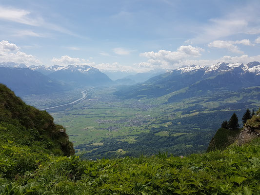 Blick in die Österreicher Alpen