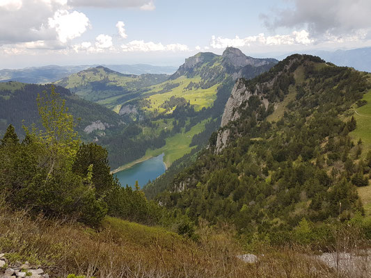 Ein Blick zum Ziel - Hoher Kasten