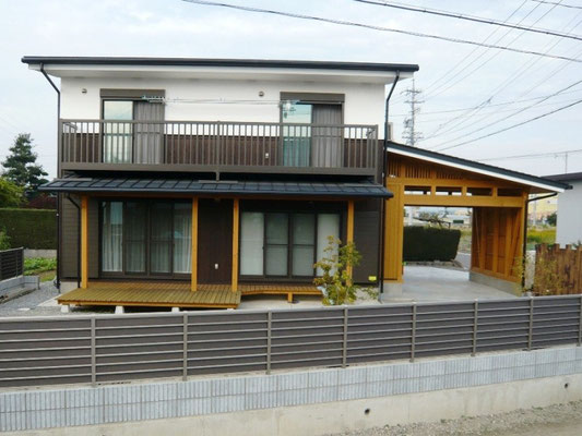 岐阜のデザイナーズ住宅　左官アート