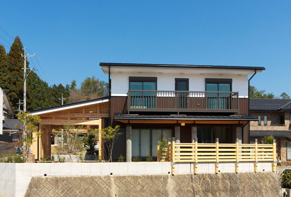 木と漆喰でつくる家,岐阜県,山県市新築,デザイン住宅,オシャレ,