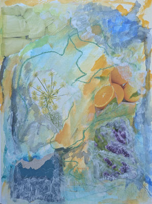 o.T. 32x24 cm, Mischtechnik auf Papier