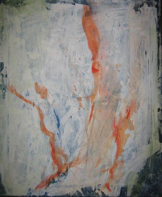 Feuergeister II, 60x50cm, Acryl auf Leinwand